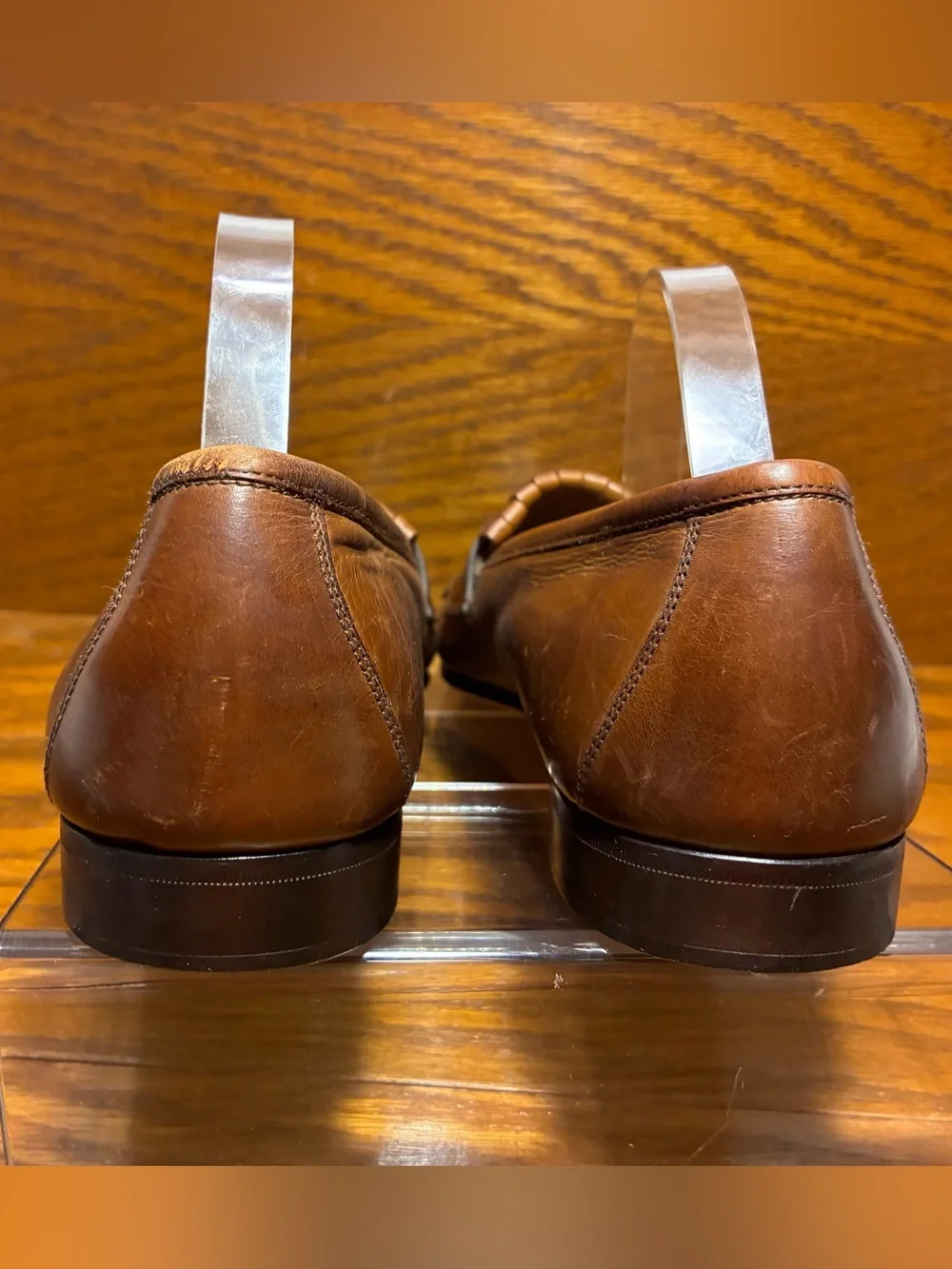 VTG Y2K Johnston & Murphy Handcrafted in Italy Tassel Kiltie Loafers Men’s 11